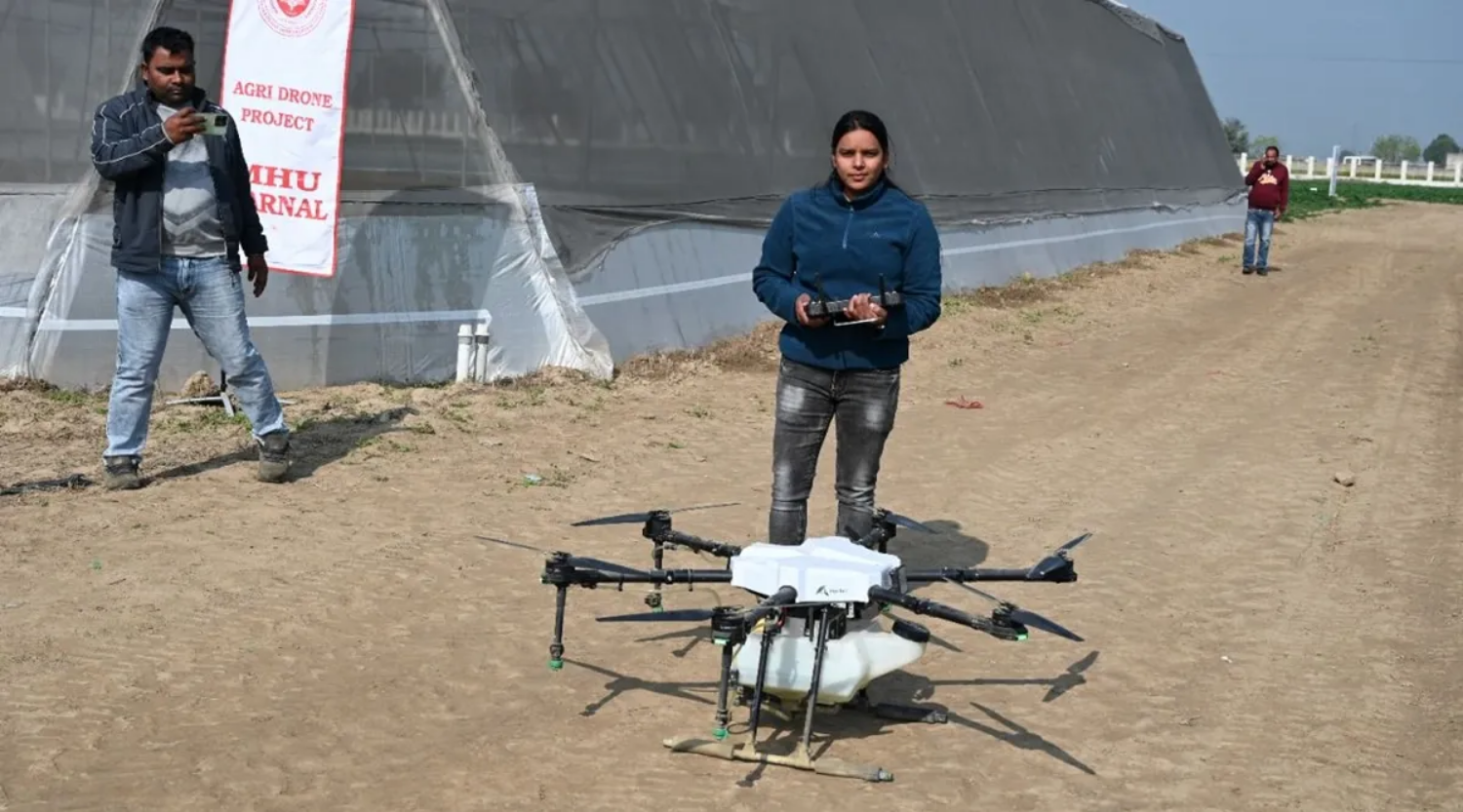 In Haryana’s farms, the latest buzz: drones that spray fertiliser, pesticides